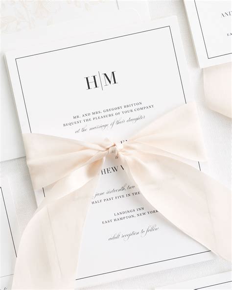 Invitation Ribbon Cora