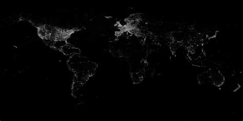 Dark World Map Wallpaper 4k Aesthetic - IMAGESEE