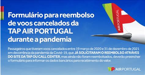 Tap Lan A Formul Rio Para Reembolso De Voos Cancelados Durante A