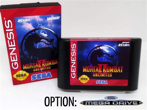 Mortal Kombat Ii Unlimited Sega Genesis Mega Drive Repros Retro