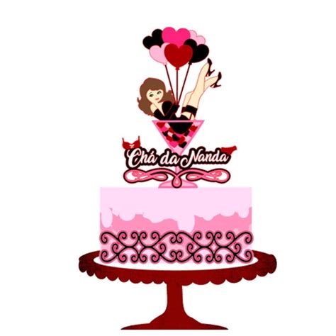 Arquivo De Corte Topo De Bolo Ch De Lingerie Elo