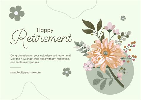 Free Printable Customizable Retirement Card Templates Canva