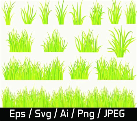 Grass Svg Bundle Grass Svg Clipart Wild Grass Svg Files For Etsy