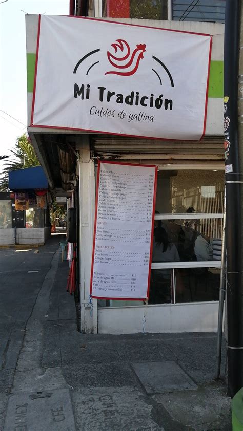 Carta Del Restaurante Mi Tradici N Caldos Del Gallina Ciudad Del M Xico