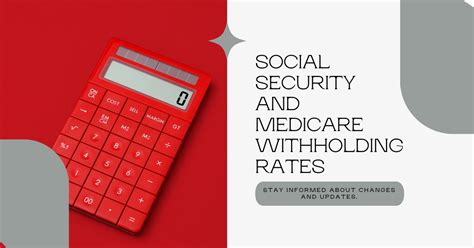 Social Security And Medicare Withholding Rates Markets Today Us