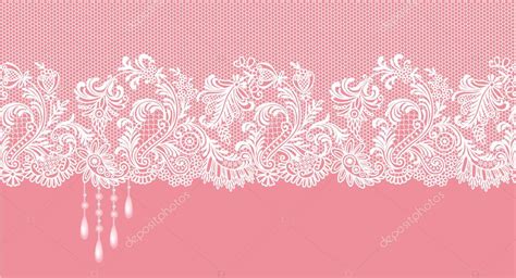 Pink Lace Border Stock Vector Image By Annapre 18897825