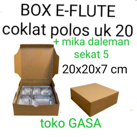 Jual Box E Flute Box Eflute Ukuran 20 Kerdus Nasi Ukuran 20 Kerdus