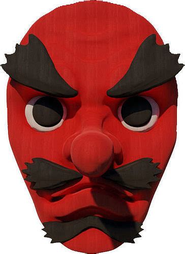 Tengu Mask Urokodaki Demon Slayer 3d Model Cgtrader