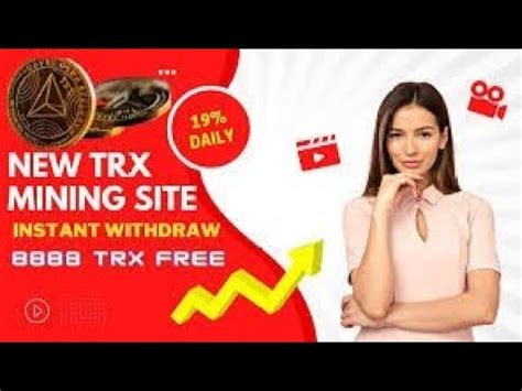 New USDT Mining Website Free Usdt Earning Site New TRX Mining