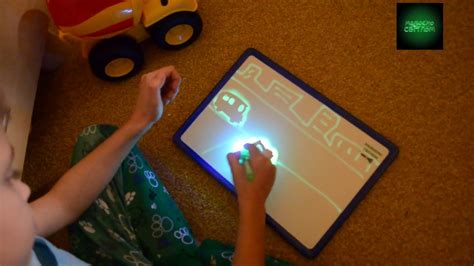 Световой планшет "Малюємо світлом" - YouTube