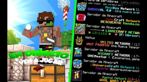 En Directo Jugando Minecraft Con Subs Skywars Bedwars Pvp Y Mas No