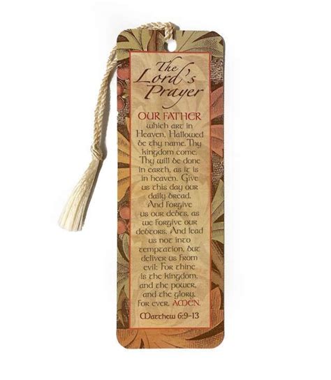 The Lords Prayer Bookmark