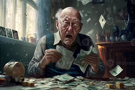 man losing money in crypto value illustration 23968184 Stock Photo at