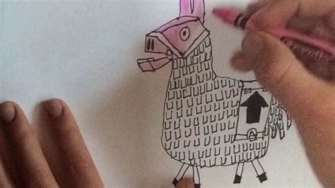 Drawing a Llama from Fortnite!!!!!!! - YouTube