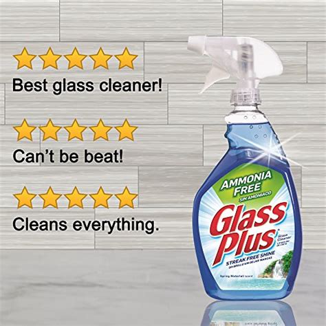 Glass Plus Glass Cleaner 32 Fl Oz Bottle Multi Surface Glass Cleaner