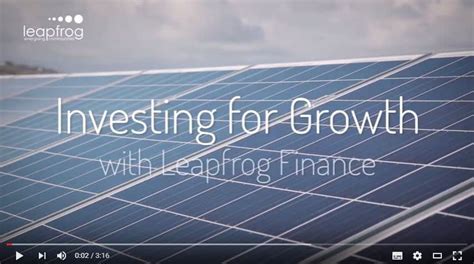 video investing  growth  leapfrog finance pfalzwerke