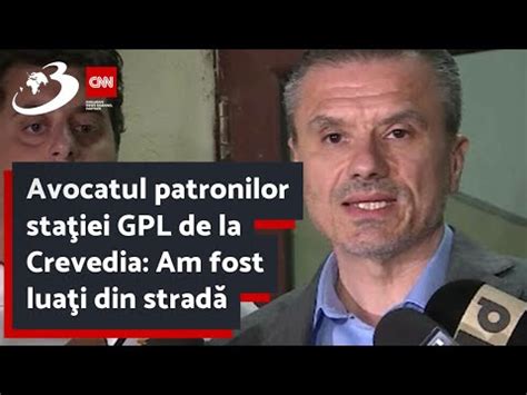 Avocatul Patronilor Sta Iei Gpl De La Crevedia Am Fost Lua I Din