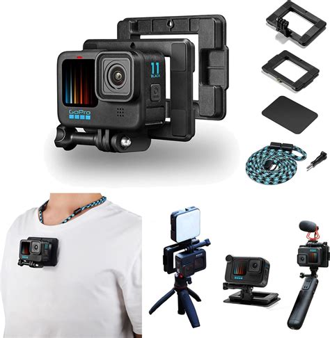 Amazon Snap Mounts Magnetic Action Camera Chest Mount For Gopro