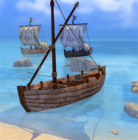 Kativips Medieval Boat 3 Variations The Sims 4 Worlds Curseforge
