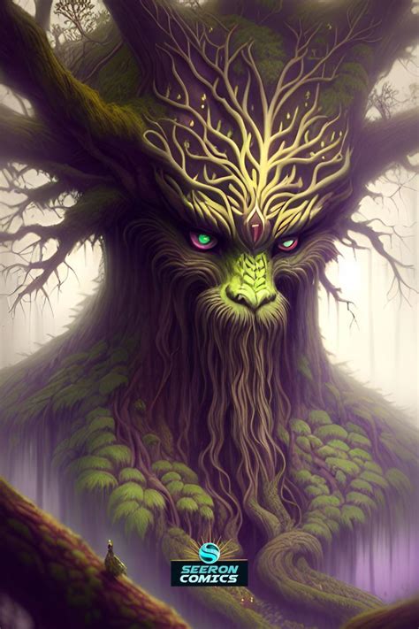 TREE GIANT | Fantasy creatures art, Enchanted forest, Mythical creatures