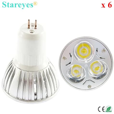 Free Shipping Pcs Dimmable W Gu E Gu E Mr B Led