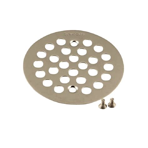 MOEN Brass Tub and Shower Drain Cover in Brushed Nickel | The Home ...