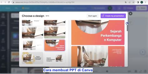 Cara Membuat Ppt Di Canva Hp Dan Laptop Yang Aesthetic