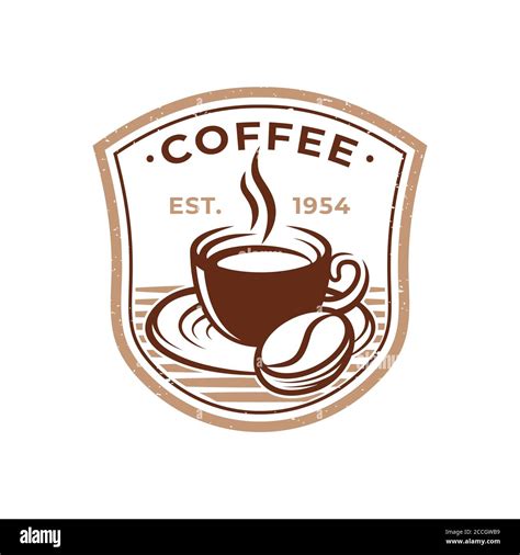 Coffee Logo design vector illustration. Retro Vintage Coffee Logo ...