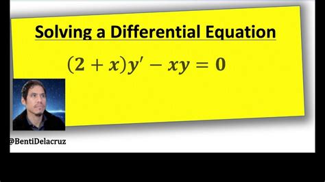 Solving Differential Equations Ap Calculus Ab Bc Ch 6 Review 19