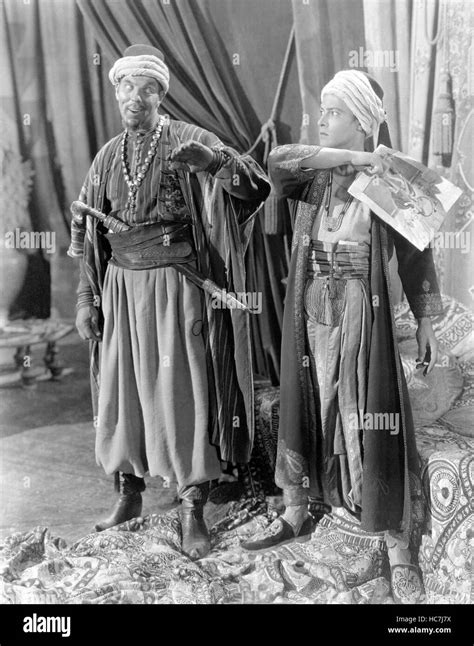 SON OF THE SHEIK From Left Karl Dane Rudolph Valentino 1926 Stock