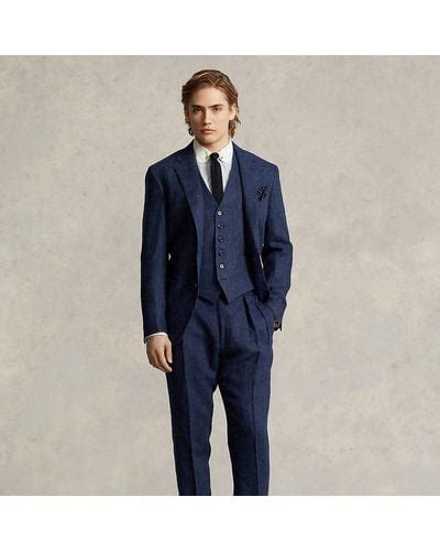 Blue Ralph Lauren Suits for Men | Lyst