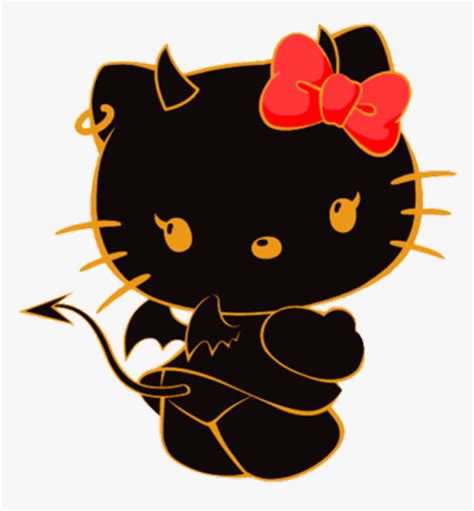 Hellokitty Hello Kitty Gothic Goth Emo Blackandwhite Hello Kitty Dark