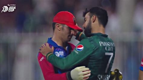 Shadab Khan S Heart Winning Guesture For Crying Afghanistan Players