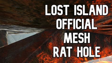 Ark Official How To Mesh Lost Island Rat Holes And Base Locations For Pvp