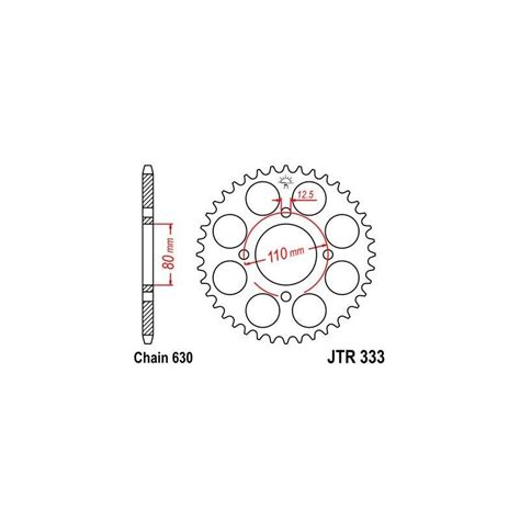 Couronne Jt Sprockets Acier Pas Dents Pour Honda Cb