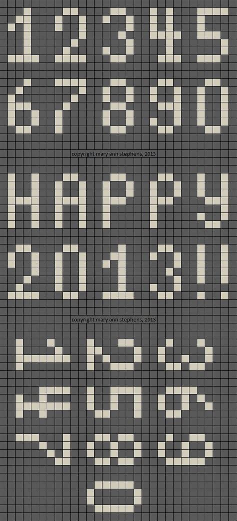 Free Knitting Chart With Numbers Intarsia Knitting Charts Blanket