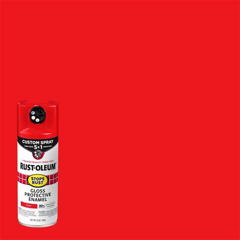 Cherry Rust Oleum Stops Rust Custom Sprays 5 In 1 Gloss Spray Paint 12 Oz 376889