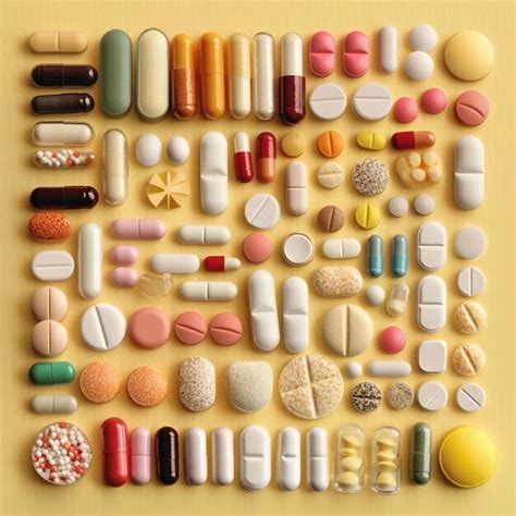 A Visual Representation Of Different Types Of Medications Including