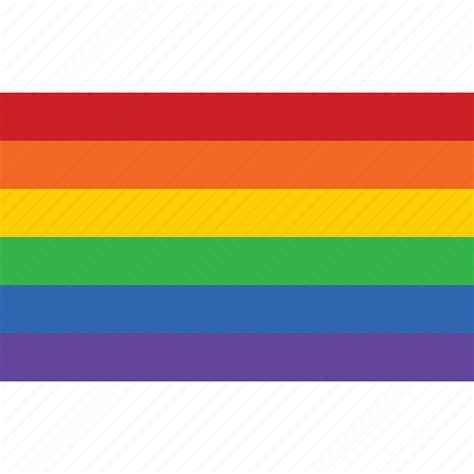 Banner Flag Gay Homosexual Marriage Pride Rainbow Icon Download