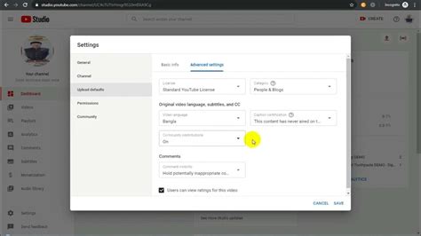 Blogspot Tubes : How Video Upload Default Advance Settings in Youtube ...