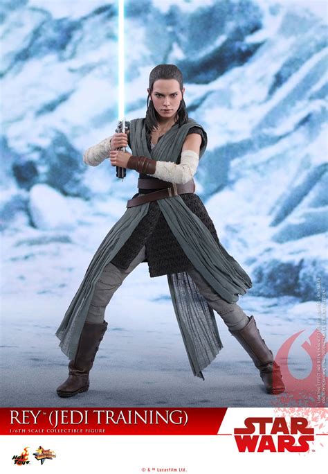 Hot Toys Rey Jedi Training STAR WARS THE LAST JEDI Action Figure Comes With Porgs GeekTyrant