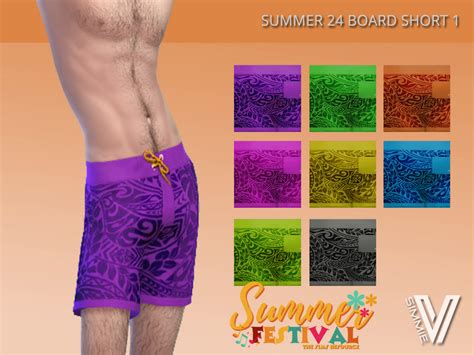 The Sims Resource Summer 24 Board Short 1