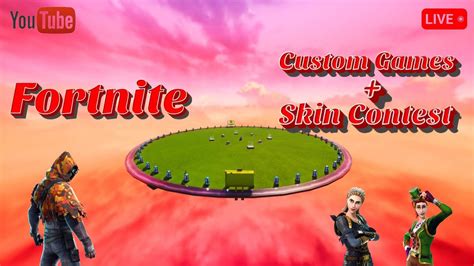 Fortnite Live Deutsch Custom Custom Games Skin Contest Mit Euch