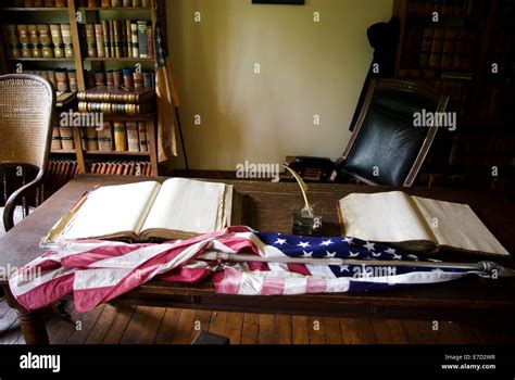 Interior of Mason County Courthouse White Pine Village Stock Photo - Alamy