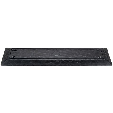 Cal Mil M Faux Slate X Platter With Raised Rim