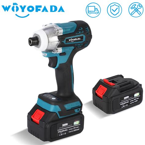 388VF Cordless Brushless Electric Screwdriver Impact Wrench 1 4 Inch