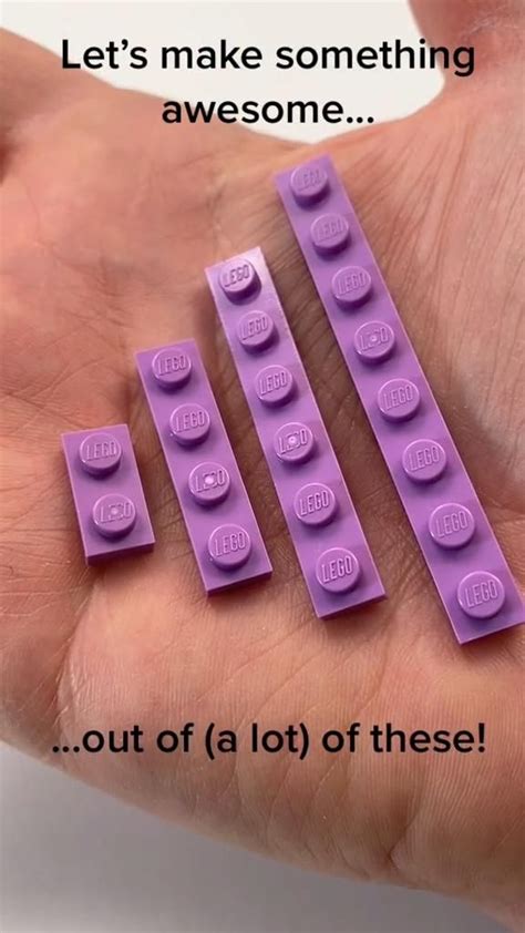 Making Purple Lego Build Video Lego Creative Lego Lego Craft