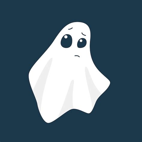 Premium Vector Ghost Banner Cute Halloween Ghost Happy Halloween