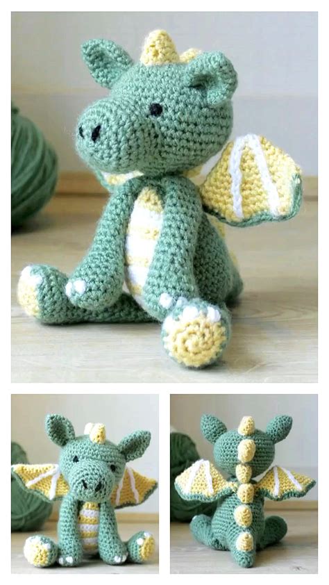 Amigurumi Velvet Dragon Crochet Free Pattern Always Free Amigurumi