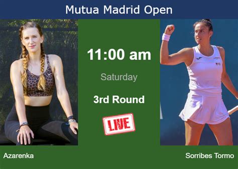 How to watch Azarenka vs. Sorribes Tormo on live streaming in Madrid on ...